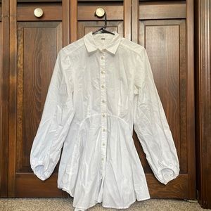Free People Blouse Button Up
